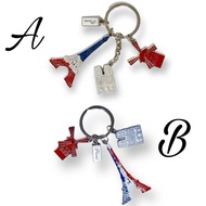 GANTUNGAN Keychain Key Chain Souvenir France Flag France Eiffel Eifel Paris 4 Symbols