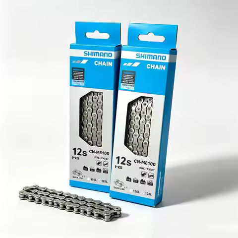 SHIMANO 12 Speed Bike Chain CN-M7100 CN-M8100 126L HG+ Wear Resistant Cycling Chain for Mountain Bic