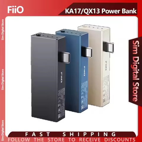 FiiO ESTICK Mini Power Bank for KA17/QX13 Independent Power Supply Portable Power Bank/Leather Case 