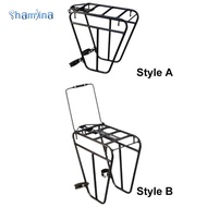 [Shamjina] Bicycle Front Luggage Rack, Bicycle Front Fork Luggage Rack, Lightweight Adult Luggage Ra