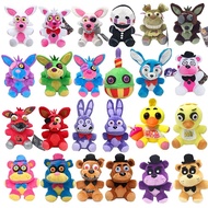 FNAF Plush  Freddy Bear Foxy Chica Clown Bonnie Animal Stuffed Plushie Dolls Kawaii