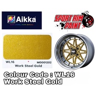 [Sport Rim Paint WL16 WORK STEEL GOLD] AIKKA Sport Rim 2K Paint DIY Cat Tin Spray Sport Rim Cat Kere