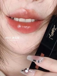 順豐包郵 YSL 黑管水光唇釉-416 永恆大熱神色！ 顯白焦糖紅棕/610冰萃烏龍茶/#440 慾感玻璃唇