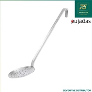 PUJADAS ทัพพี กระชอน แบบเจาะรู skimmer สแตนเลส304หลอม ไม่มีรอยต่อ PUJ1-302.1