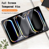 iPadPro iPadAir 999D HD Transparent Tempered Glass Film And 3D Carbon Fiber Back Film For iPad Pro Air 13 11 inch 2024 Explosion-proof Anti Scratch Tablet Screen Protector