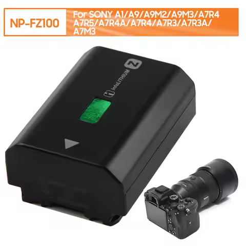Replacement Camera Battery NP-FZ100 For SONY A1 A9 A9M2 A9M3 A7R4 A7R5 A7R4A A7R4 A7R3 A7R3A A7M3 A7