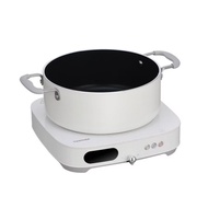 TOSHIBA 東芝 IC-21TSHK Japandi 極簡和風系列電磁爐 連機附上：5mm厚底防黏塗層鍋 (24cm闊)