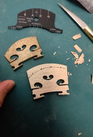 修整琴馬 小提琴、中提琴、大提琴、低音大提琴 Bridge violin  viola  cello