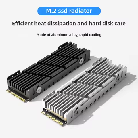 M.2 2280 SSD Heatsink with Thermal Silicone Pad Alumnium Double-Sided Cooler for PC / PS5 M.2 PCIE S