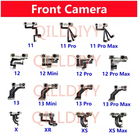 Top Camera Proximity Sensor For iPhone X XR Xs 11 12 13 Pro Max Mini Front Camera Flex Cable Moulds 