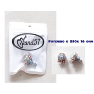B250k alpha Aplus B 250k mono 16ohm guitar potentiometer mini volume