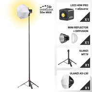 Ulanzi L023 40W Pro ไฟไลฟ์สด LED Video Light ไฟสตูดิโอขนาดเล็ก แสงขาว-ส้ม เอฟเฟ็กต์ แบตในตัว