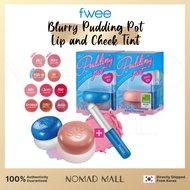 [fwee] FWEE Blurry Pudding Pot Lip and Cheek Tint 30 Colors | Keyring + Sticker | Lip Brush