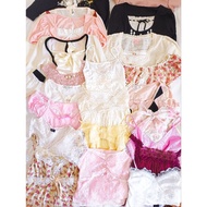 Liz lisa Axes Femme Ank rouge Deary Dear my Love Coquette Dollette Milkmaid Blouse Top