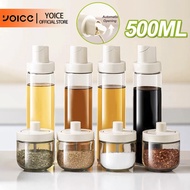 YOICE Glass seasoning spoon bottle oil bottle oil container condiment bottle kitchen spice jar
