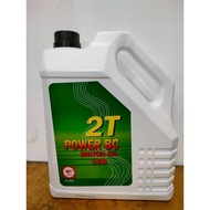 POWER BC 2T OIL 4 LITER Chainsaw Brush Cutter Mistblowe Outboard Engine Small Generator (Minyak 2t)