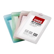 [Stationery Pass] UHOO 6614 Elegant Id Card Holder Identification Straight Type Without Belt F601089
