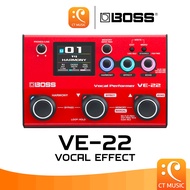 BOSS VE-22 Vocal Performer Effect เอฟเฟคร้อง Multi Effect VE22 VE 22 VocalEffect VocalPerformer