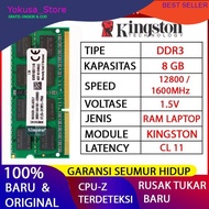 RAM KINGSTON DDR3 8GB 1600MHZ 12800 ORI RAM LAPTOP DDR3 RAM NB DDR3