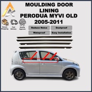 ORIGINAL Perodua Myvi Old 2005-2011 Door Window Trim Moulding Door Lining Getah Luar Cermin Lining R