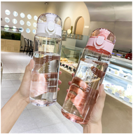 780ML Hello Water Bottle Colourful Plastic Water Bottle Portable Transparent Sport Leaking-proof Travel Cup