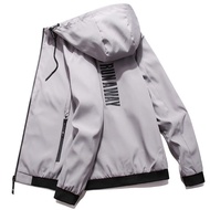 Lelaki Jaket Musim Luruh Musim Lelaki Jaket Kasual Lelaki Lelaki Jaket Hooded Lelaki Saiz Besar M-5X