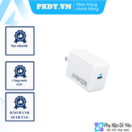 Sạc Anker PowerPort III 65W Pod Lite - A2718