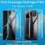 [SG] Xiaomi Mi 11 / Pro / Ultra  Mi 10 Pro / Mi 10 /  Mi 8 - Imak Hydrofilm III Front &amp; Back Protector Screen Soft Clear