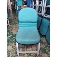 非凡二手家具 藍綠色布面大學椅(高42)*塑膠椅*麻將椅*洽談椅*電腦椅*辦公椅*浴室椅*大學椅*戶外椅