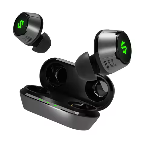 Black Shark Lucifer T4 Wireless Earbuds,Gaming Bluetooth Earbuds with Studio-Quality Sound, IPX5 Wat