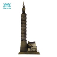 [nvnrbso] Taipei 101 Tower Building Architecture Model of  Desktop Ornament Travel Souvenir Gift