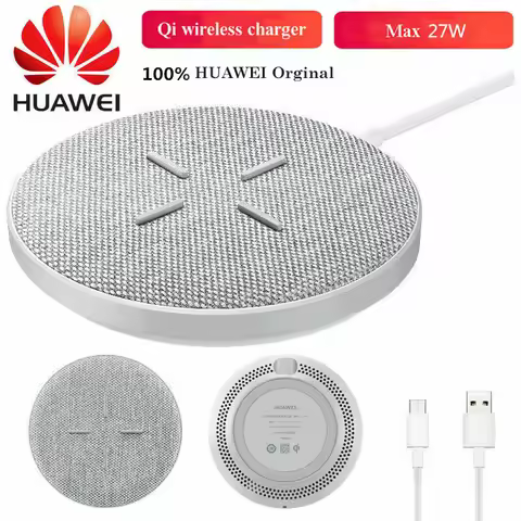 Original Huawei Wireless Charger Max 27W Super Charge CP61 Qi Standard Charge For Huawei For iPhone