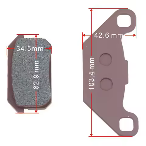 Brake Pad CD-F035 For CFMoto PGO BR-200 Bugdrider PGO BR 250 Bugrider PGO 250 Bug R QUADZILLA CVT 15