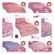 TOTO แท้ ครบเซ็ตรวมนวมใหญ่ มายเมโลดี้ My Melody ผ้าปูที่นอนโตโต้ 3.5 / 5 / 6 ฟุต + ผ้าห่มนวมมาตรฐาน 