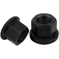 (A)Flange face with pad nut hexagonal enlarged high voltage plate nut thickened screw cap M8/M10/M12