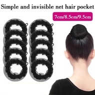 Invisible Minimalist Black Hair Net For Women, Ultra Fine Bun Net With High Elasticity, M4e4