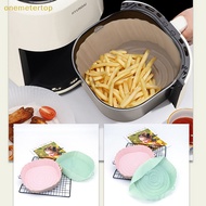 Onemetertop 23cm Air Fryers Oven Baking Tray Fried Chicken Basket Mat Air Fryer Silicone Pot  Replacemen Grill Pan Accessories SG