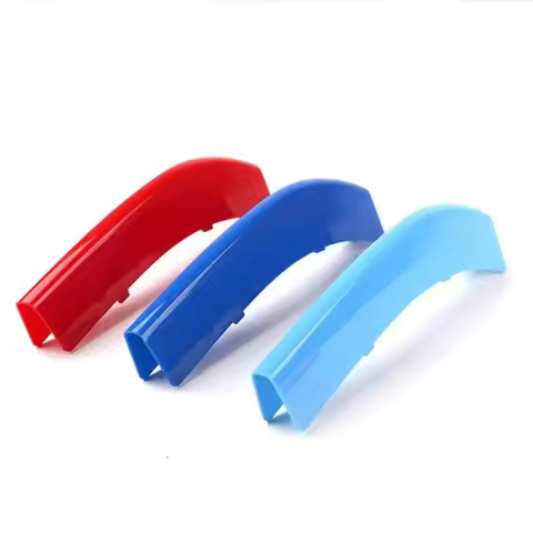 3pcs/lot Car Grille Network Decor Trims Grill Sticker for BMW E46 F30 E90 3 Series Car Style BMW Gri