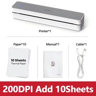 HPRT | HPRT MT610 A4 Portable Printer Wireless Bluethooth Thermal Printer Support For 8.5"x11" US Le