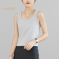 【TH GeylangBliss】Eyouth 13102 Women's Sleeveless Tops T-Shirt in Soft and Comfortable Various Colors
