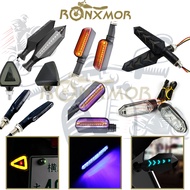 RONXMOR SALE 2PCS Motorcycle LED Turn Signal Light Warning Light Motorcycle E-bike Waterproof IPX LE