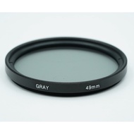 Grey Filter 49mm Color Lens Filter 49 mm Camera Filters - Grey Filter
