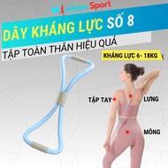 Resistance band No. 8 Minchan Sport – gym and yoga band at home (Blue)