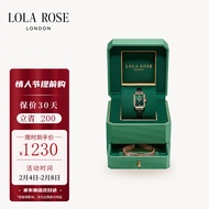 LOLA ROSE 罗拉玫瑰经典小绿表+钢带礼盒手表女表女士手表情人节礼物送女友 小绿表+钢带