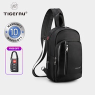 Tigernu RFID protection gaming bags with USB Charging waterproof korean sling bag for women men T-S8089