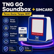 TNG GO Soundbox + 12-Month Data SIM / SIM ONLY | TNG Business Merchant QR Payment Alert