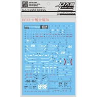 DL MG 1/100 FA-78 Full Armor Thunderbolt Ver. Gundam Water Decal