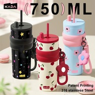 KADA Tumbler Hot and Cold with Straw 316 Stainless Steel