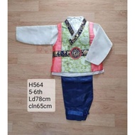 H564 Korean Hanbok for boys 5-6 years old