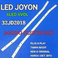 Lampu Bl Backlight Led Tv Joyon 6K 6V 32In 32Jd2018 6Led 6Vol New